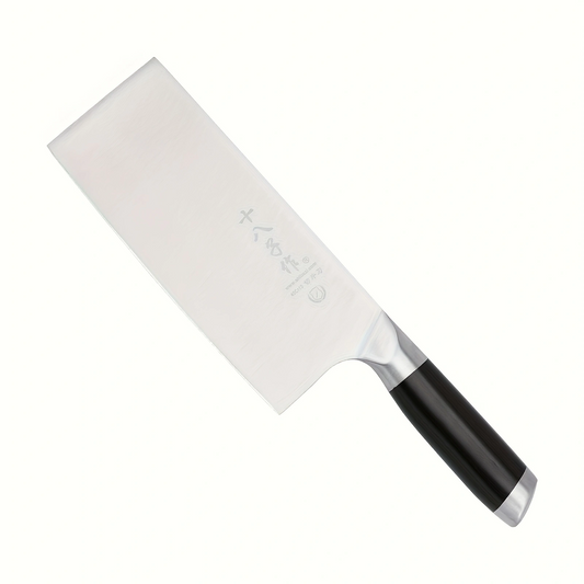 SHI BA ZI ZUO 18cm Chinese chef's knife, chef's knife, thin and light kitchen knife, stainless steel vegetable knife, vegetables and chopping small bones