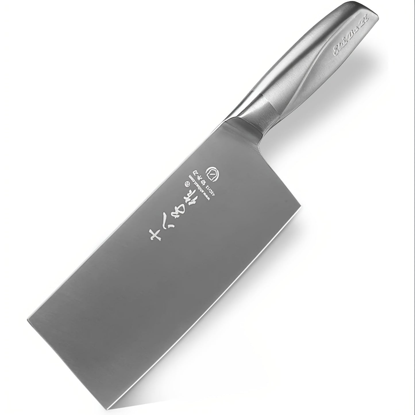SHI BA ZI ZUO Meat and Vegetable Cleaver Knife,Professional Kitchen Knife with Ergonomic Stainless Steel Handle